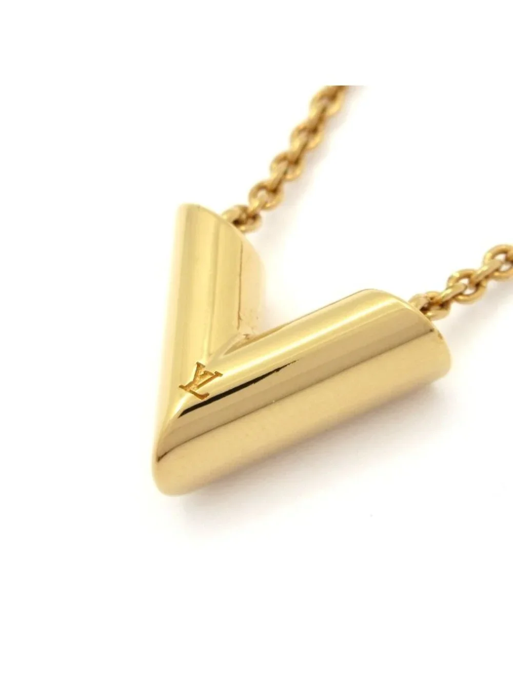 Louis Vuitton Necklace Essential V Gold